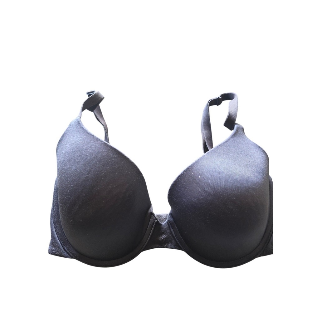 Victoria's Secret Uplift Semi Demi Bra 32DD Womens Gray Underwired Adjustable